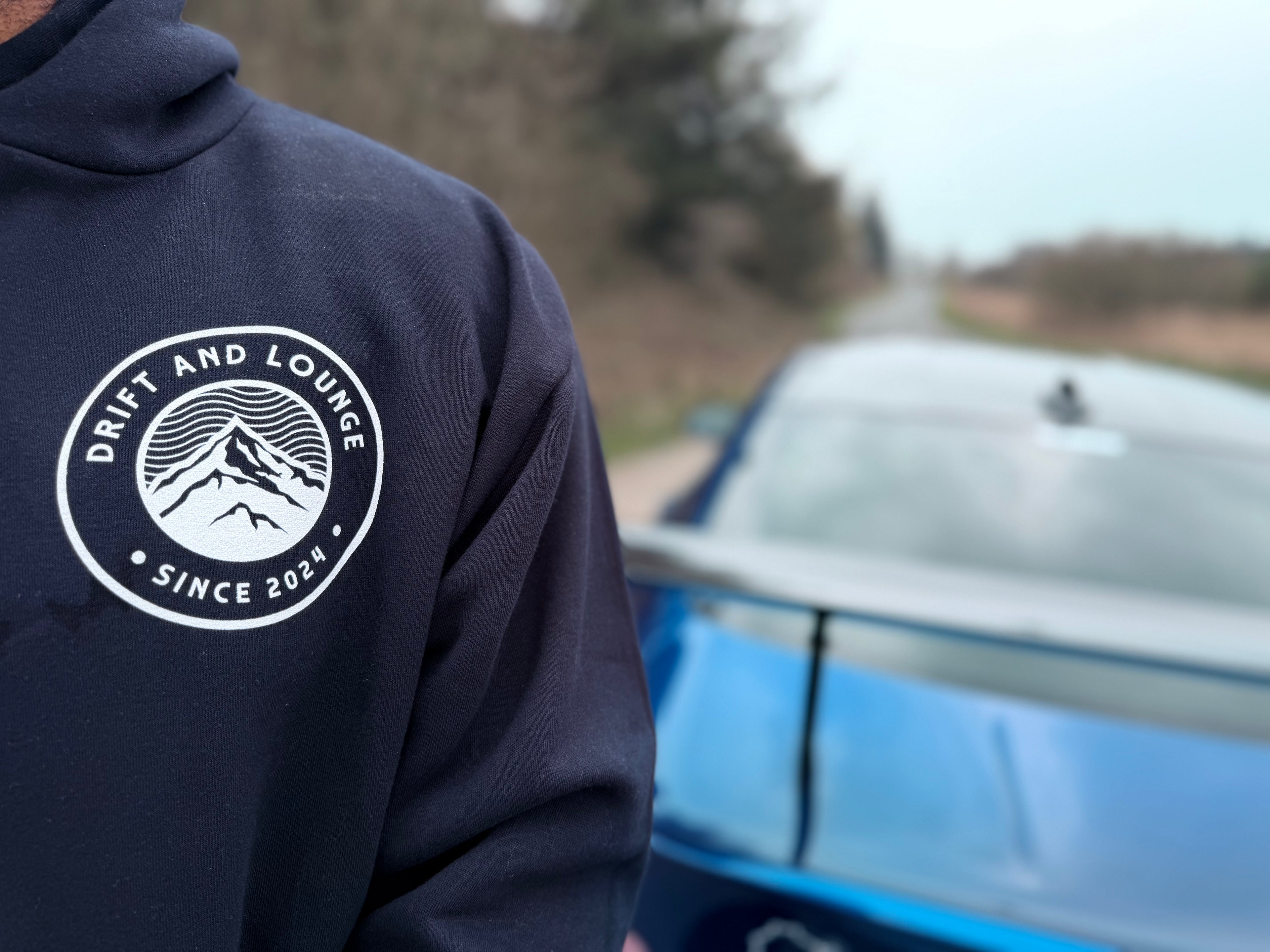 D + L Hoodie Navy
