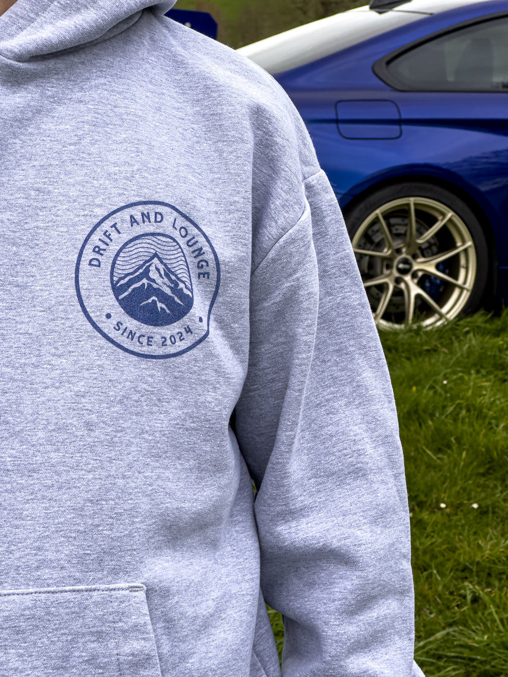 D + L Hoodie Heather Grey
