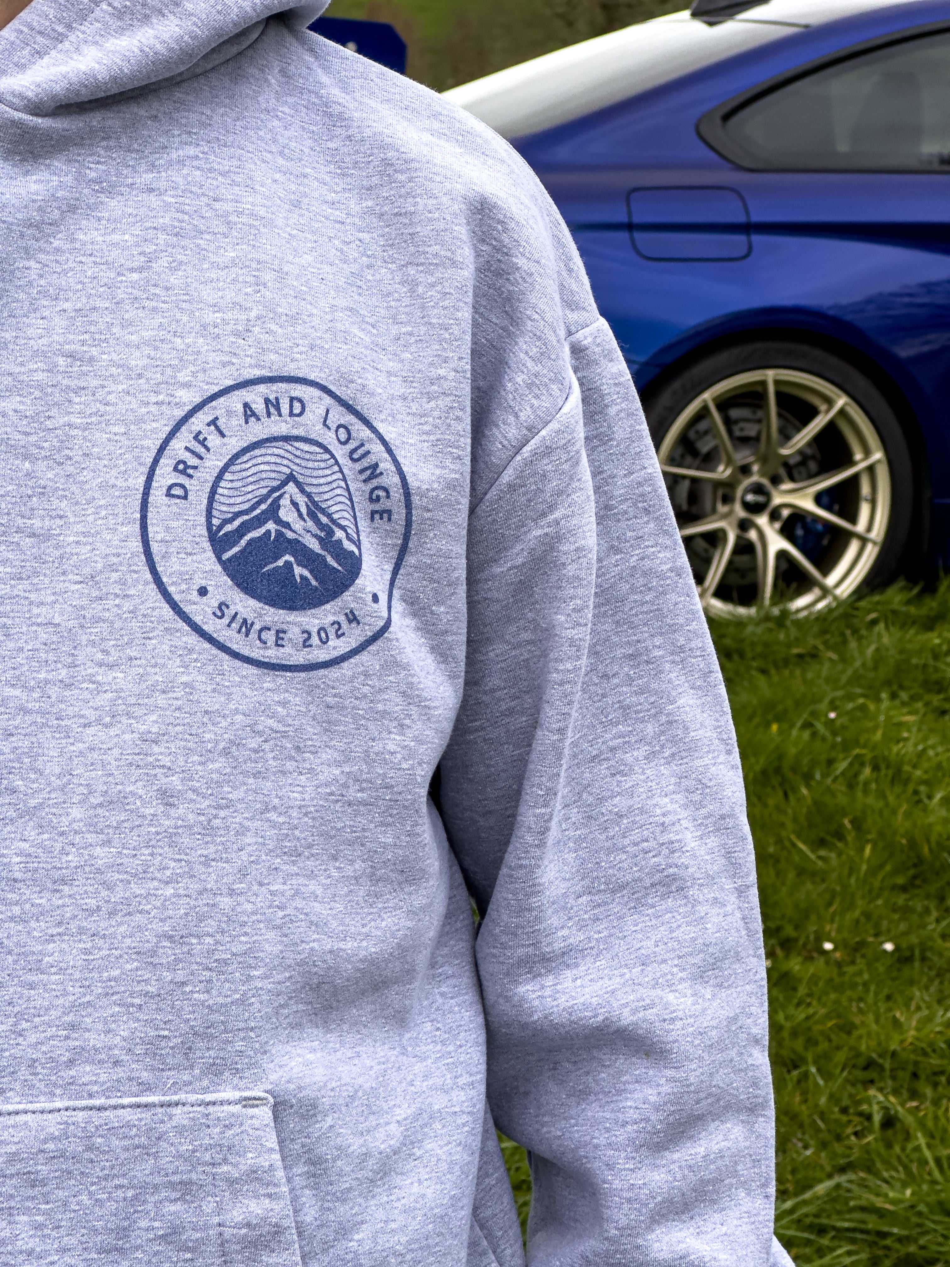 D + L Hoodie Heather Grey
